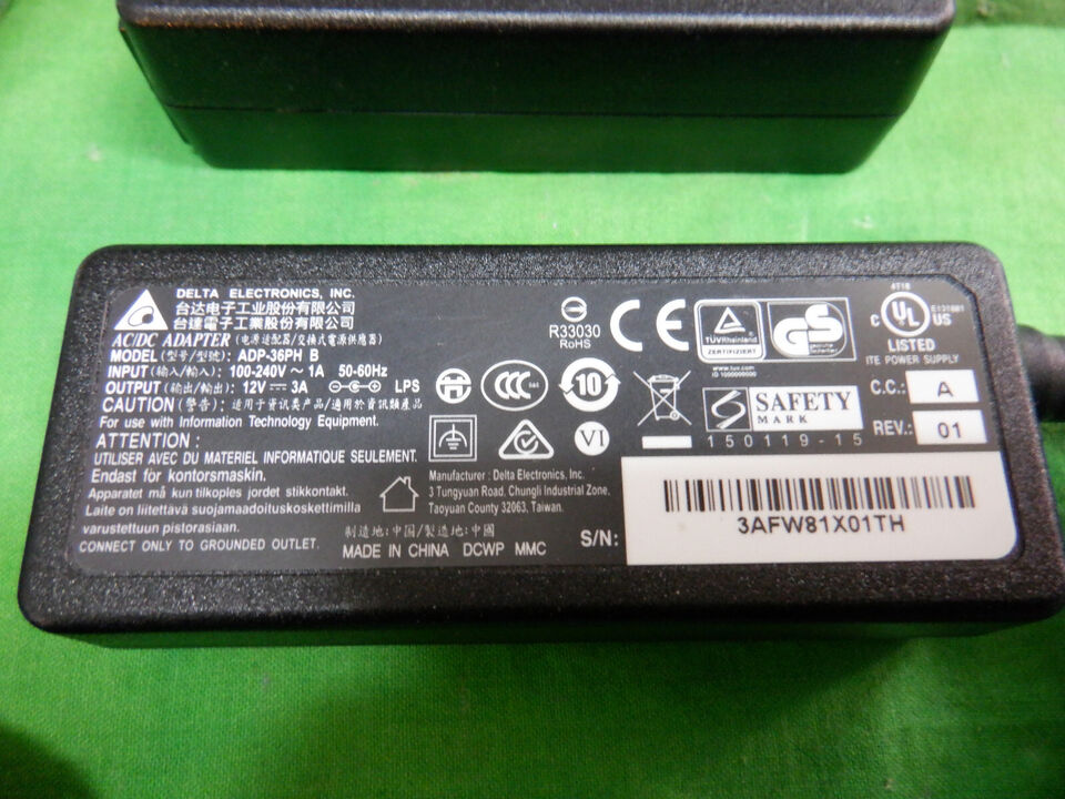*Brand NEW*12V 3A AC Adapter Delta Electronics ADP-36PH B Power Supply - Click Image to Close